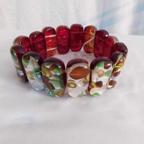 Ladies Glass Beaded Bracelet - Picture 1 of 4